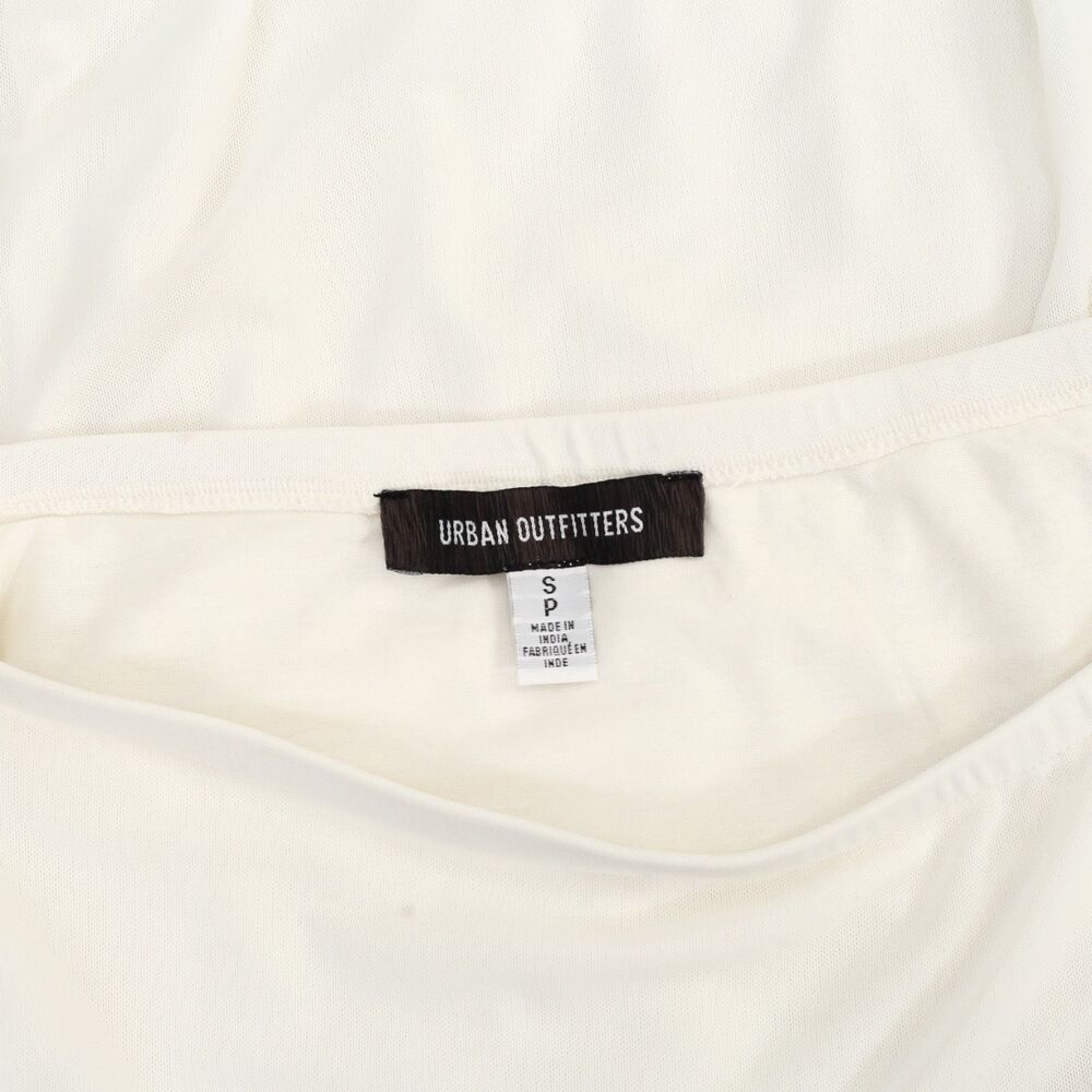 Urban Outfitters UO Never Miss Asymmetric Midi Skirt Mid-Rise White S 287132 - Picture 8 of 8